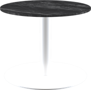 White Halo Side Table